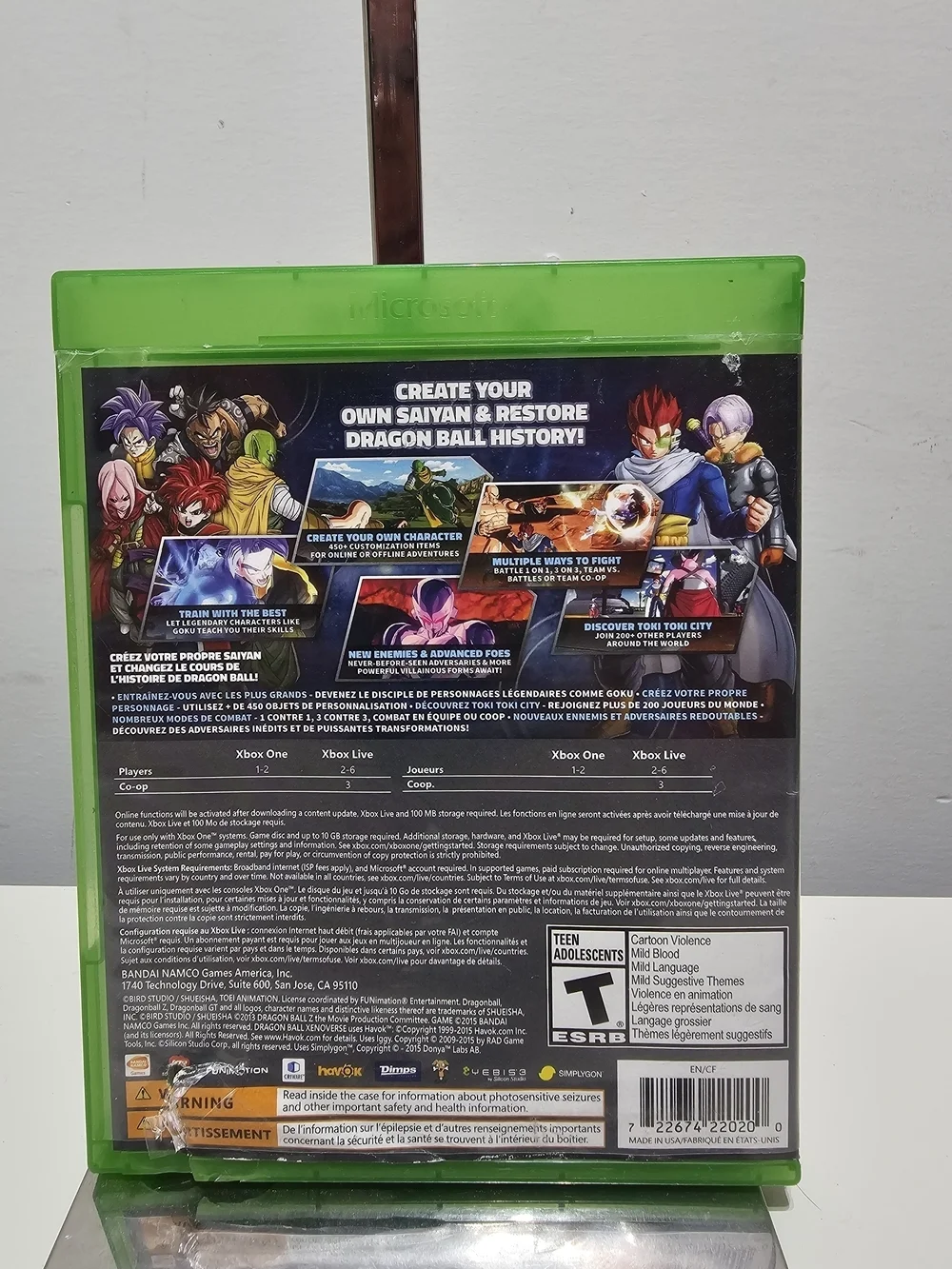 Dragon Ball Xenoverse (XBOX ONE)